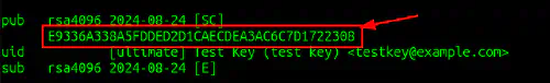 GPG KeyID