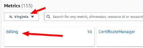 Select billing section